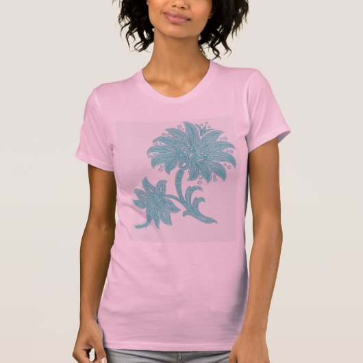 INDIA FLOWER T-SHIRT (Voorkant)