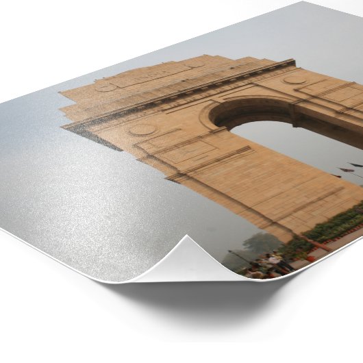 India Gate Delhi Foto Afdruk (Hoek)