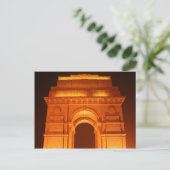 India Gate Delhi India Briefkaart (Staand voorkant)