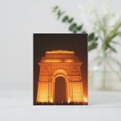 India Gate Delhi India Briefkaart (Staand voorkant)