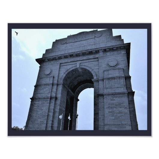 India Gate Foto Afdruk (Voorkant)