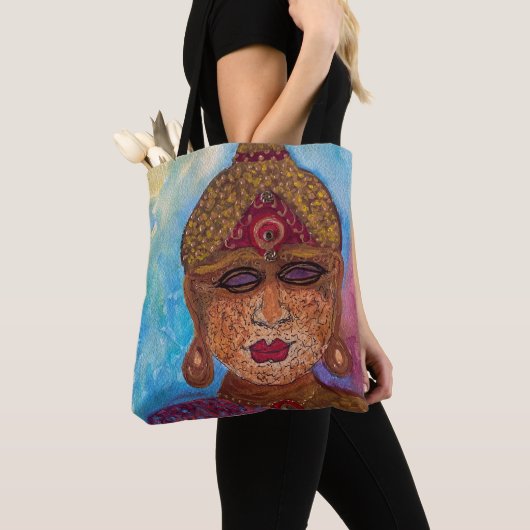 India Geïnspireerd boeddha schouder Tas (Dichtbij)