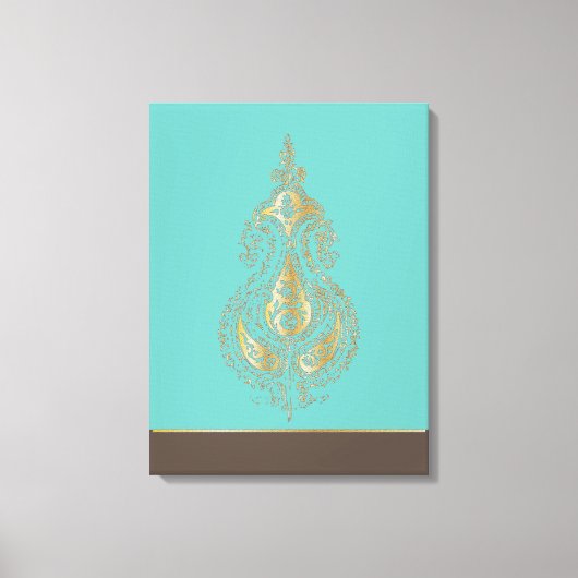 India - Gewikkeld Canvas Afdruk (Voorkant)