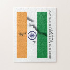 INDIA | Gezegende natie | INDIAN FLAG Legpuzzel