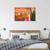 INDIA, Goa, Baga: zaterdagavondmarkt (NR) Canvas Afdruk (Insitu (Slaapkamer))