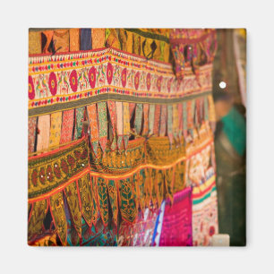 INDIA, Goa, Baga: zaterdagavondmarkt (NR) Magneet