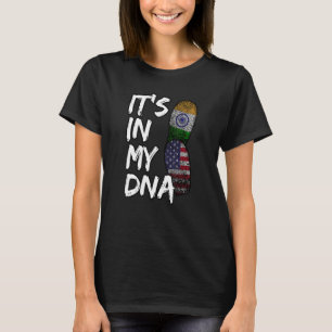 India Groot Vlag Dag Hindi Sikh Amerika Amerikaans T-shirt