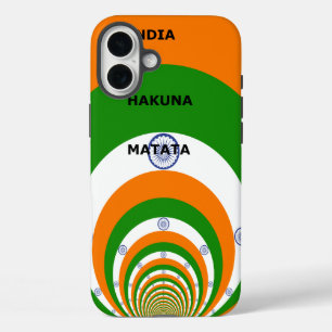 India HAKUNA MATATA iPhone 16 Plus Hoesje
