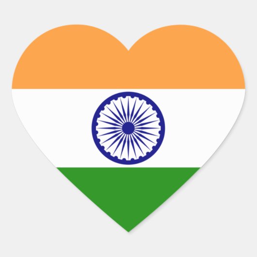 india hart sticker (Voorkant)