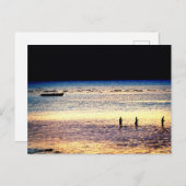 India - Havelock Island (Swaraj Dweep) Sunset Briefkaart (Voorkant / Achterkant)