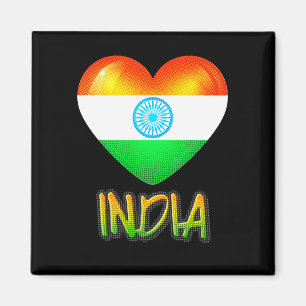 INDIA HEART MAGNEET