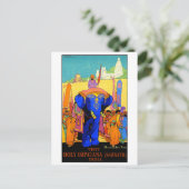 India, heilig Isipatana, blauwe olifant, Briefkaart (Staand voorkant)