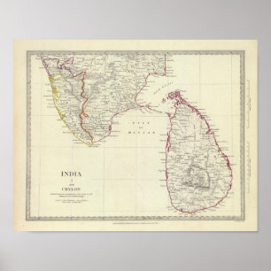 India I en Ceylon Poster
