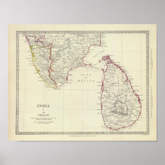 India I en Ceylon Poster (Voorkant)