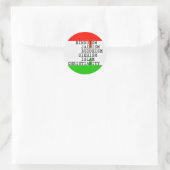 India Identiteit Religies Ronde Sticker (Tas)