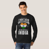 India Ik heb geen therapie nodig Ik moet gewoon na T-shirt (Voorkant volledig)