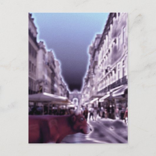 India in Lissabon Briefkaart (Voorkant)