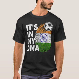 India in mijn DNA Indiaas vlaggenteam India T-shirt