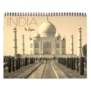 india in sepia 2026 kalender