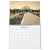 India in sepia 2026 kalender (Mar 2026)