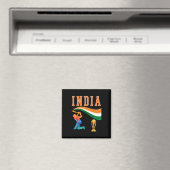 India India Cricket Team Shirt Magneet (Insitu (Vaatwasser))