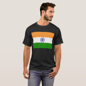 India; Indiase vlag T-shirt (Voorkant volledig)