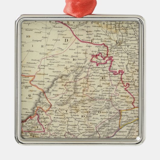 India IX Metalen Ornament (Voorkant)
