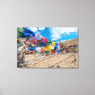 India, Jammu & Kasjmir, Ladakh, Namshangla Pas Canvas Afdruk