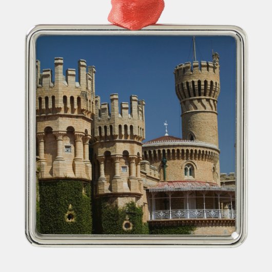 INDIA, Karnataka, Bangalore: Bangalore Palace Metalen Ornament (Voorkant)