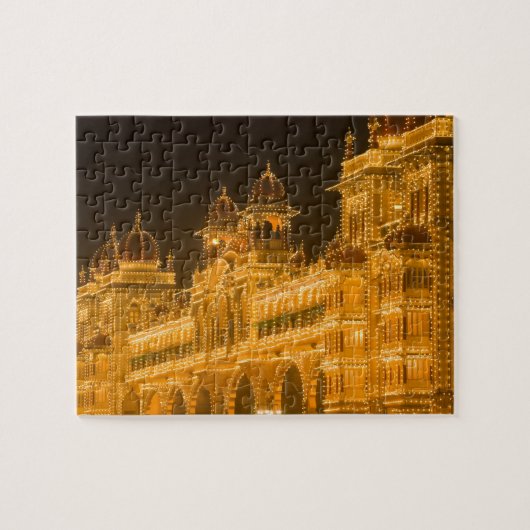 INDIA, Karnataka, Mysore: Majaraja's Palace 2 Legpuzzel (Horizontaal)