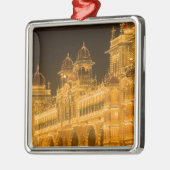 INDIA, Karnataka, Mysore: Majaraja's Palace 2 Metalen Ornament (Links)