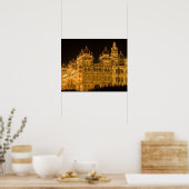 INDIA, Karnataka, Mysore: Majaraja's Palace (geb. Poster (Keuken)
