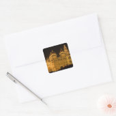 INDIA, Karnataka, Mysore: Majaraja's Palace (geb. Vierkante Sticker (Envelop)