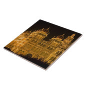 INDIA, Karnataka, Mysore: Majaraja's Palace Tegeltje (Zijkant)