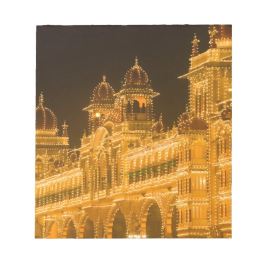 INDIA, Karnataka, Mysore : Majaraja's Paleis (b. 2 Notitieblok (Voorkant)