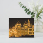 INDIA, Karnataka, Mysore: Majaraja's Paleis (b. Briefkaart (Staand voorkant)