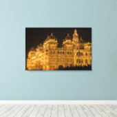 INDIA, Karnataka, Mysore: Majaraja's Paleis (b. Canvas Afdruk (Insitu (Houten vloer))