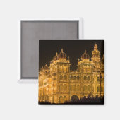 INDIA, Karnataka, Mysore: Majaraja's Paleis (b. Magneet (Voorkant / Achterkant)