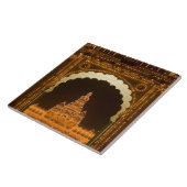 INDIA, Karnataka, Mysore : Paleis van de Majaraja  Tegeltje (Zijkant)