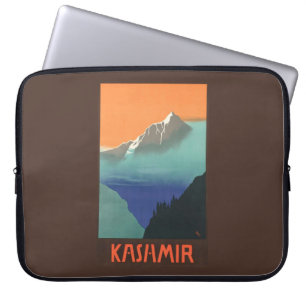 India (Kashmir) Reizen Poster Laptop hoes