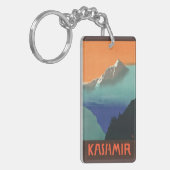 India (Kashmir) Reizen Poster Sleutelhanger (Voorkant Links)
