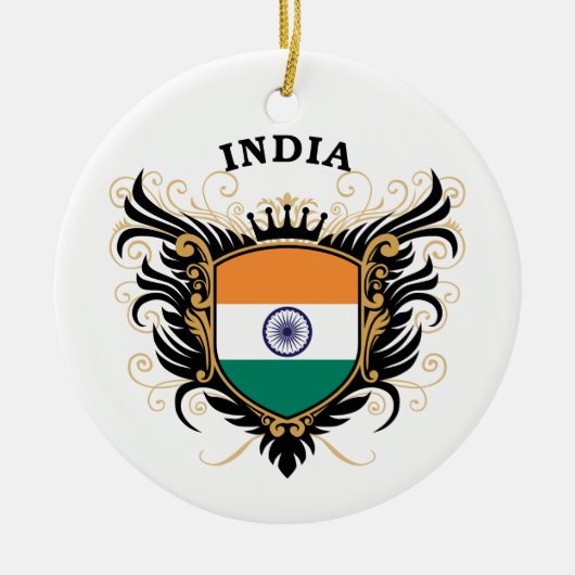 India Keramisch Ornament (Voorkant)