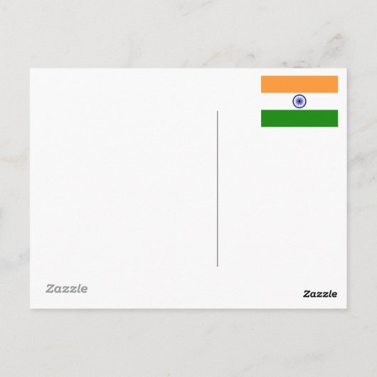 India: land van tradities en diversiteit briefkaart (Achterkant)