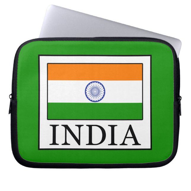 India Laptop Sleeve (Voorkant)