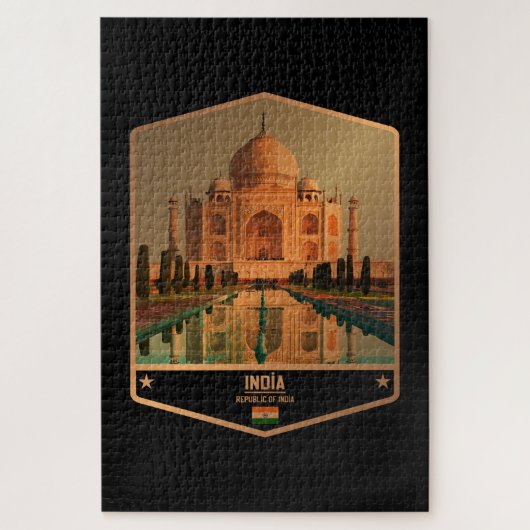 India Legpuzzel (Verticaal)
