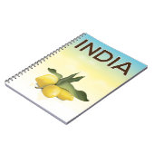 India Lemon reisposter Notitieboek (Linkerzijde)