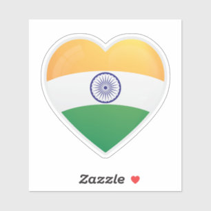 India Liefde Icoon Sticker