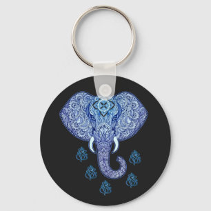 India lord-Ganesh-Elephant art Sleutelhanger