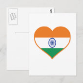 India Love Briefkaart (Voorkant / Achterkant)
