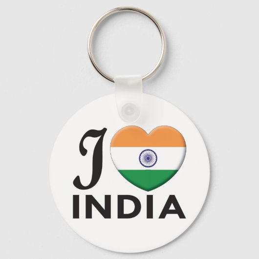 India Love Sleutelhanger (Voorkant)